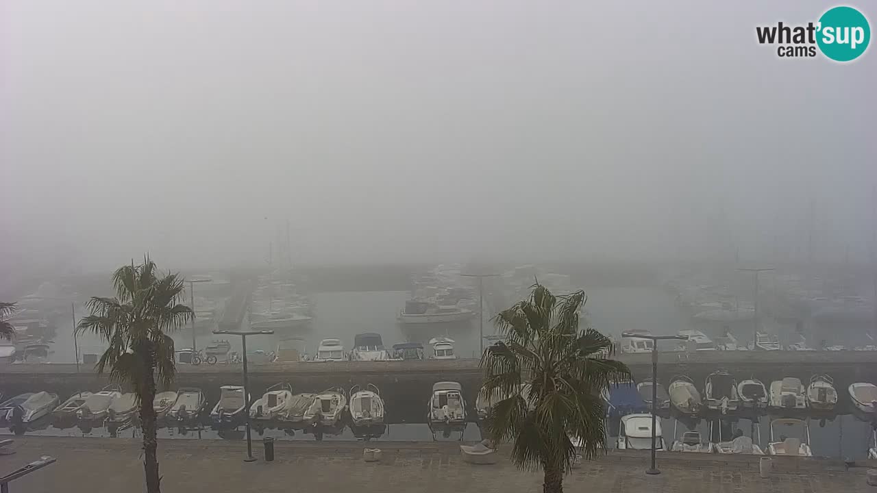 Webcam Capodistria – marina e lungo mare dall’Hotel Grand Koper