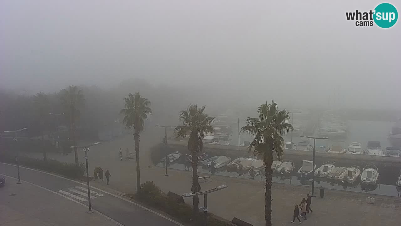 Webcam Capodistria – marina e lungo mare dall’Hotel Grand Koper