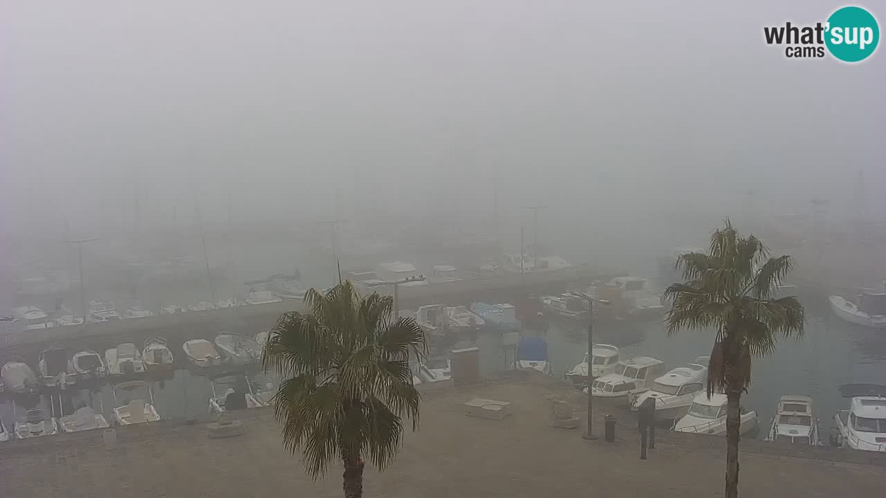 Webcam Capodistria – marina e lungo mare dall’Hotel Grand Koper