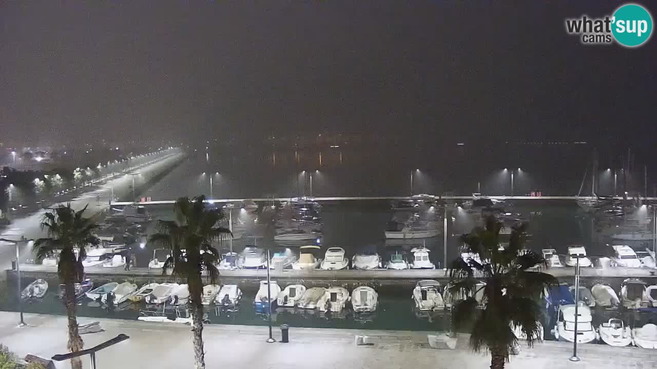 Webcam Capodistria – marina e lungo mare dall’Hotel Grand Koper
