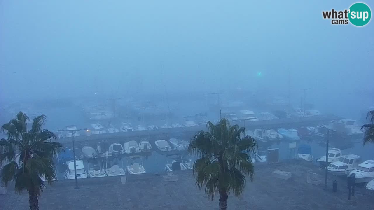 Camera en vivo Koper – puerto deportivo y paseo marítimo desde el Hotel Grand Koper