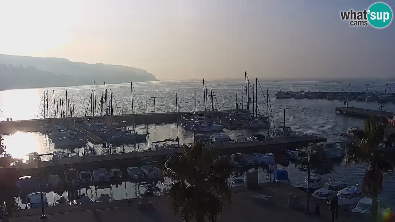 Webcam Capodistria – marina e lungo mare dall’Hotel Grand Koper