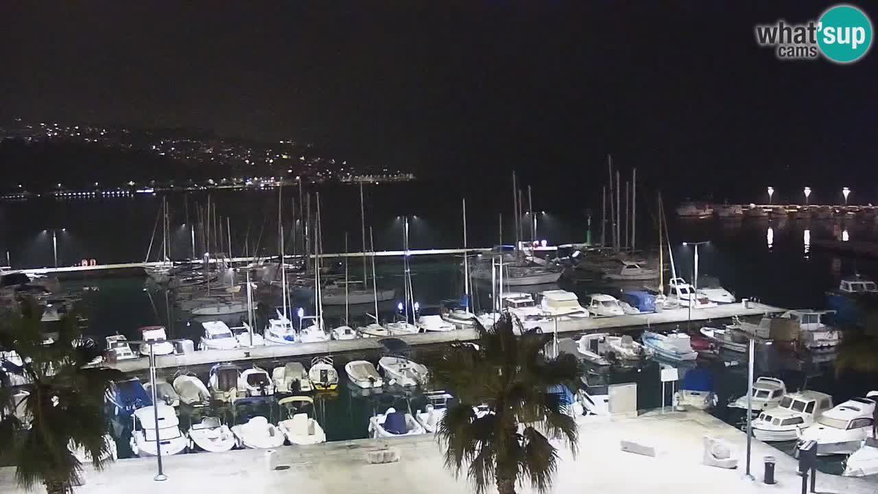 Web kamera Koper – marina i promenada – hotel Grand Koper