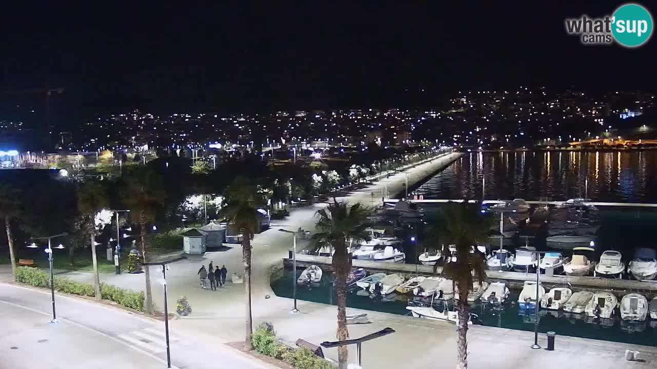Camera en vivo Koper – puerto deportivo y paseo marítimo desde el Hotel Grand Koper