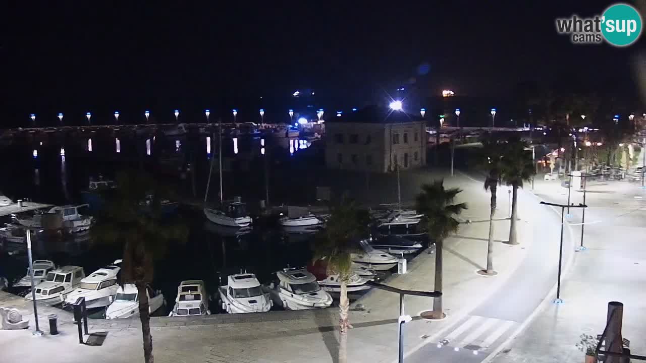 Spletna kamera Koper – Panorama na marino in promenado s Hotela Grand Koper