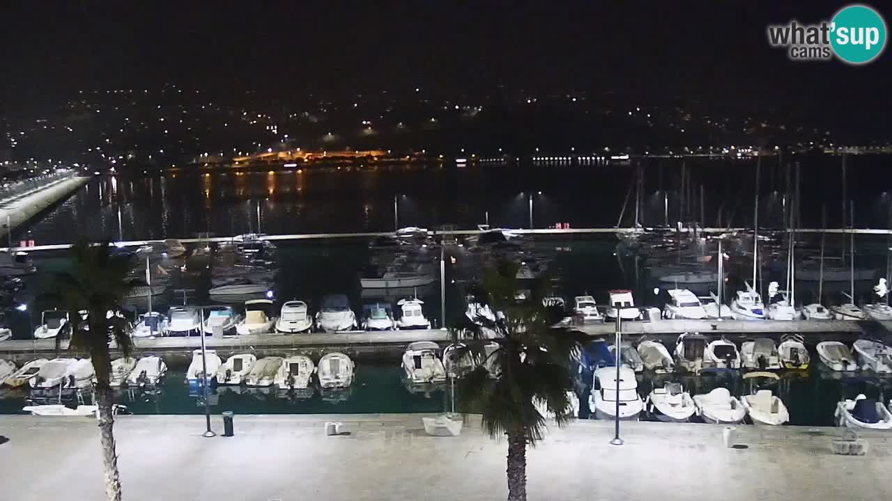 Webcam Capodistria – marina e lungo mare dall’Hotel Grand Koper