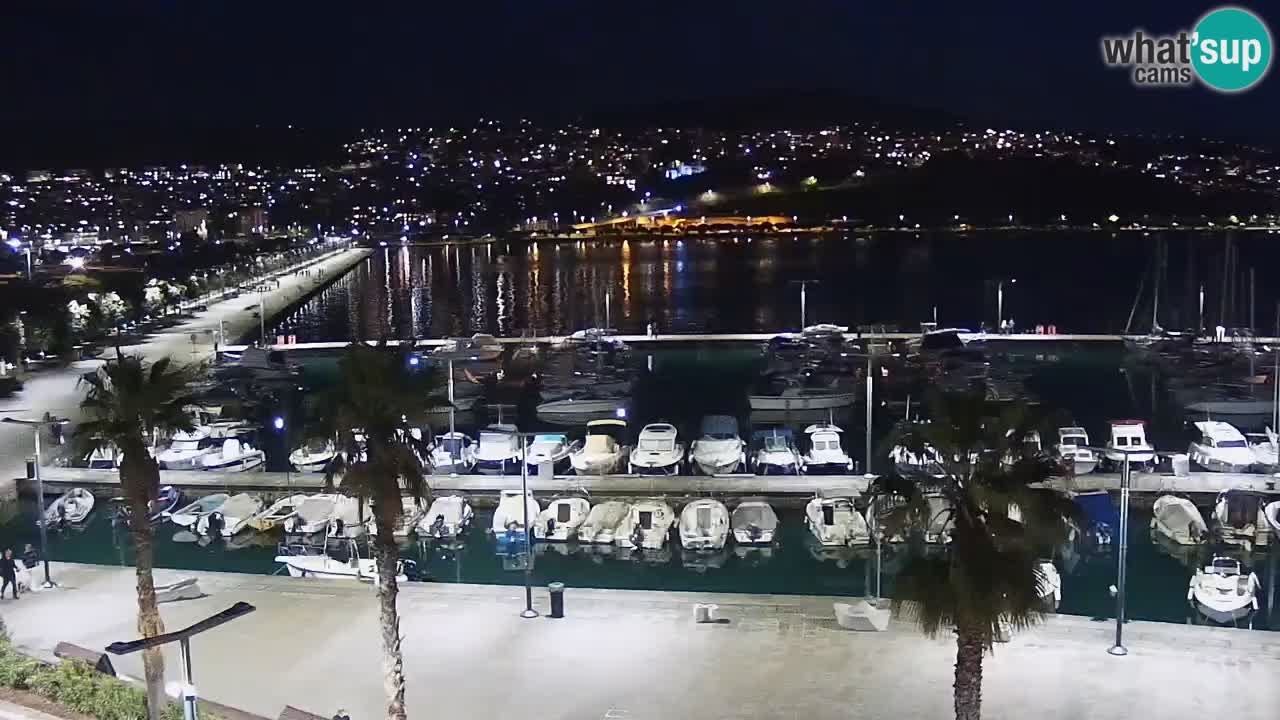Spletna kamera Koper – Panorama na marino in promenado s Hotela Grand Koper