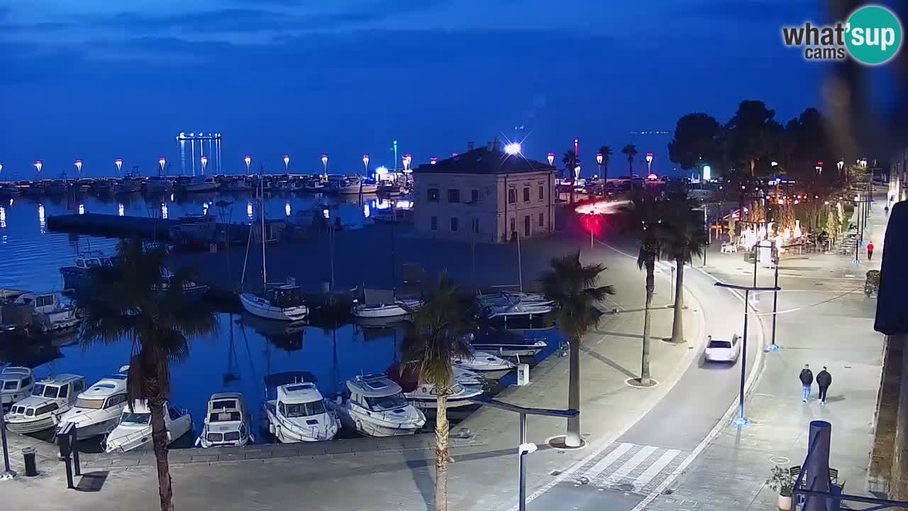 Web kamera Koper – marina i promenada – hotel Grand Koper