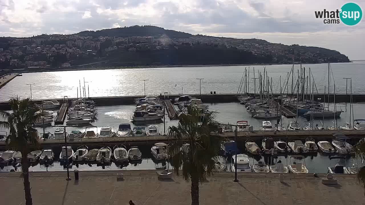 Web kamera Koper – marina i promenada – hotel Grand Koper