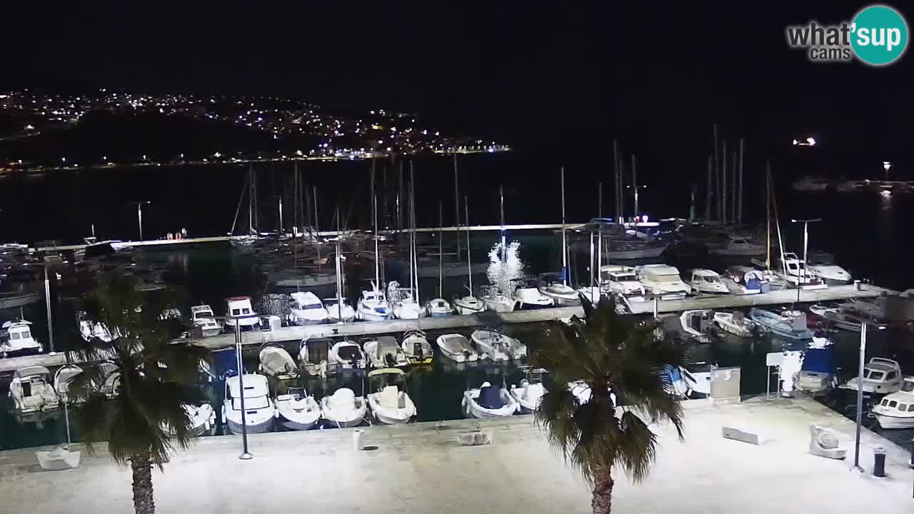 Web kamera Koper – marina i promenada – hotel Grand Koper