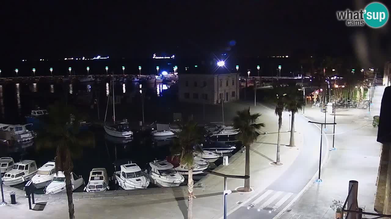 Webcam Capodistria – marina e lungo mare dall’Hotel Grand Koper