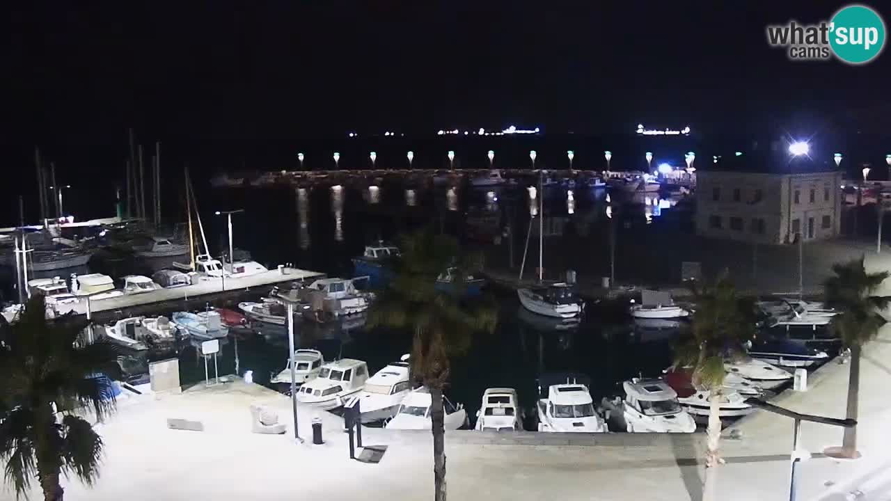 Webcam Capodistria – marina e lungo mare dall’Hotel Grand Koper