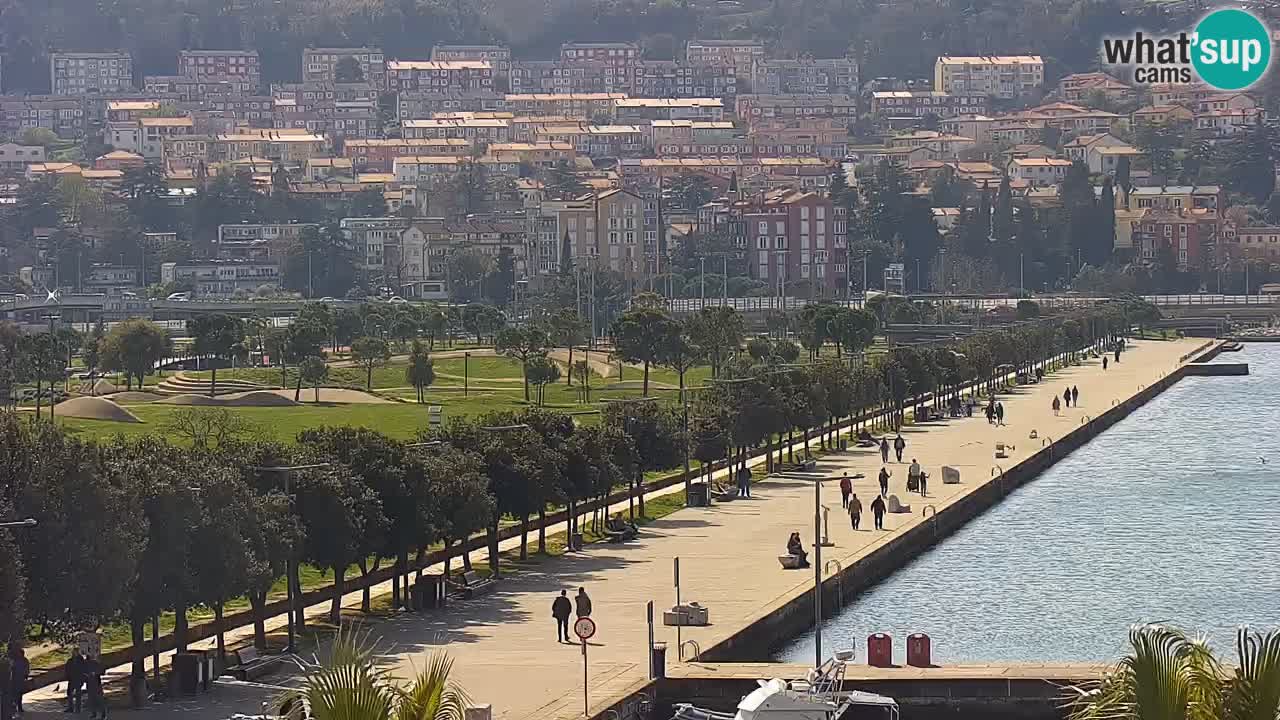 Web kamera Koper – marina i promenada – hotel Grand Koper
