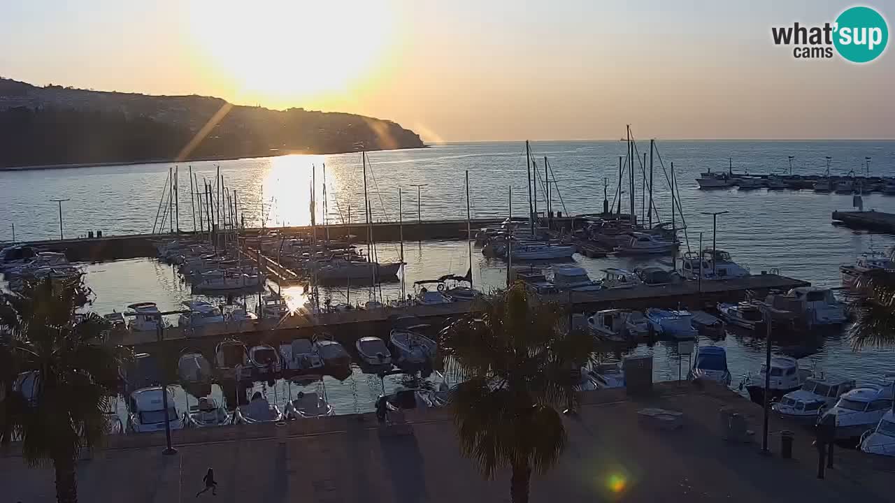 Webcam en vivo del Puerto de Koper – puerto de carga y cruceros – Eslovenia
