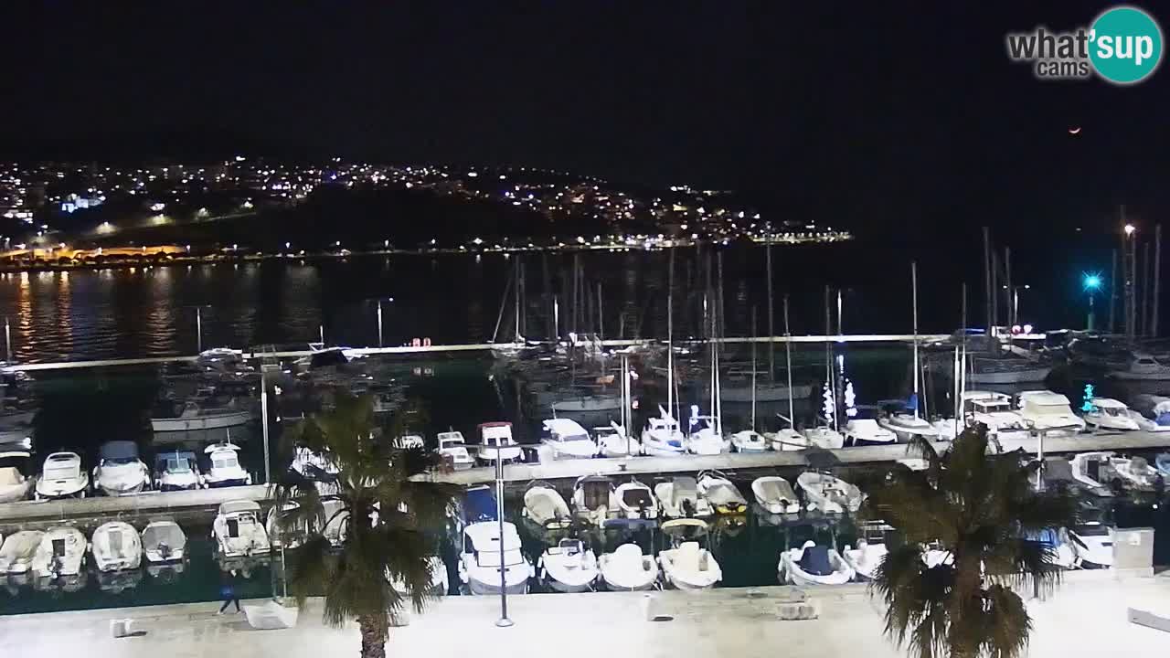 Webcam Capodistria – marina e lungo mare dall’Hotel Grand Koper
