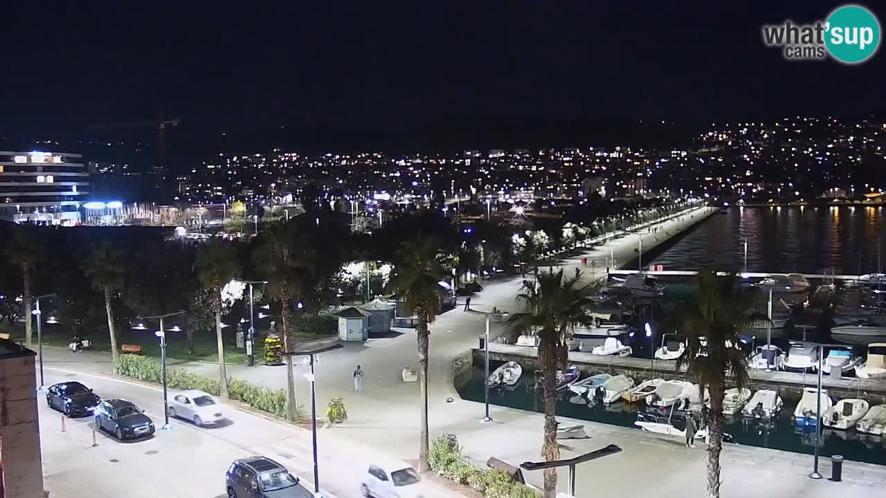Camera en vivo Koper – puerto deportivo y paseo marítimo desde el Hotel Grand Koper
