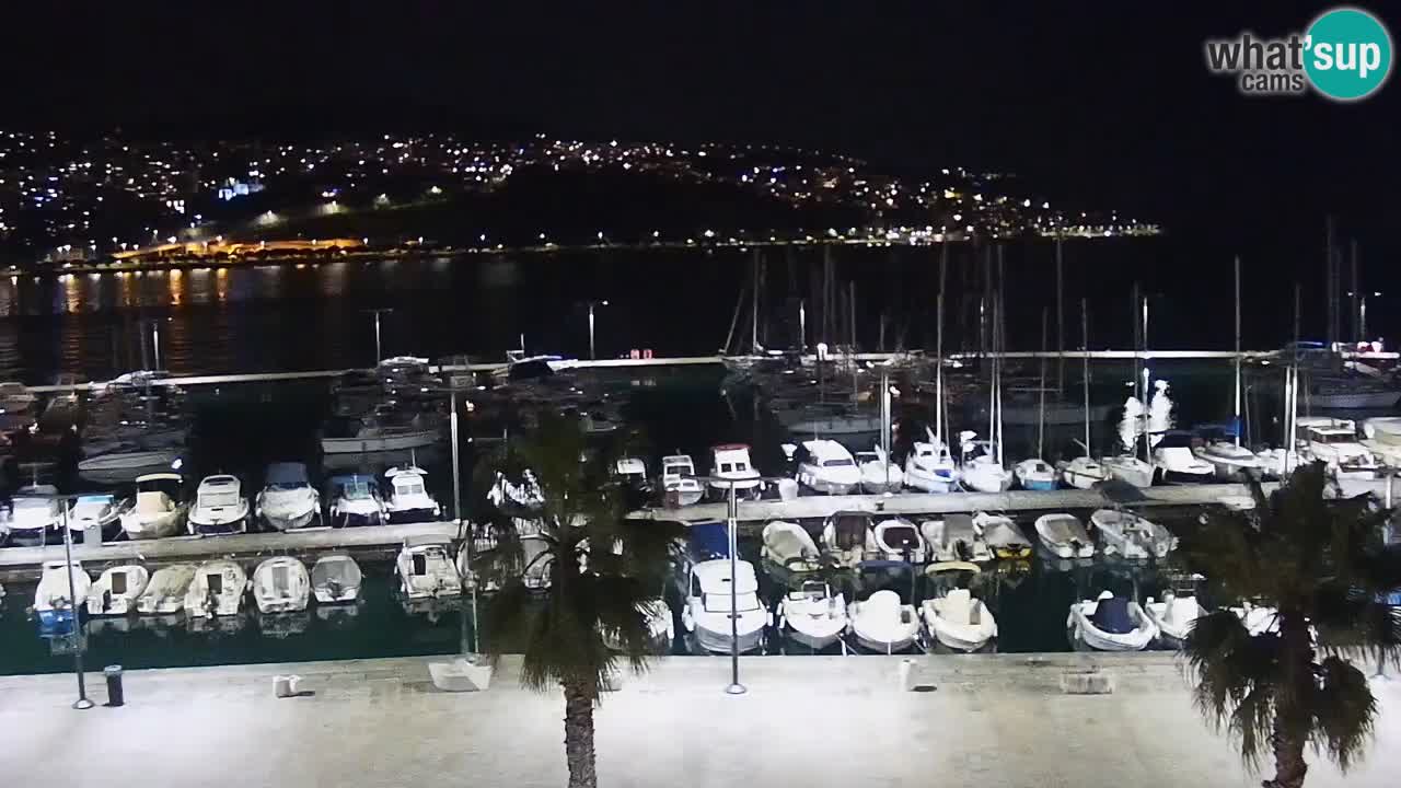 Webcam Capodistria – marina e lungo mare dall’Hotel Grand Koper