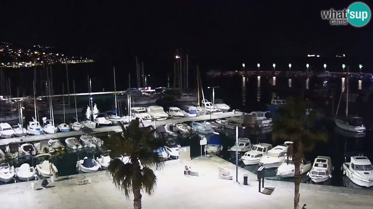 Webcam Capodistria – marina e lungo mare dall’Hotel Grand Koper