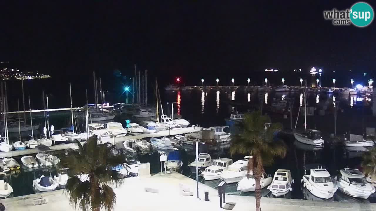 Webcam en direct du port de Koper – port de croisière et de fret – Slovénie