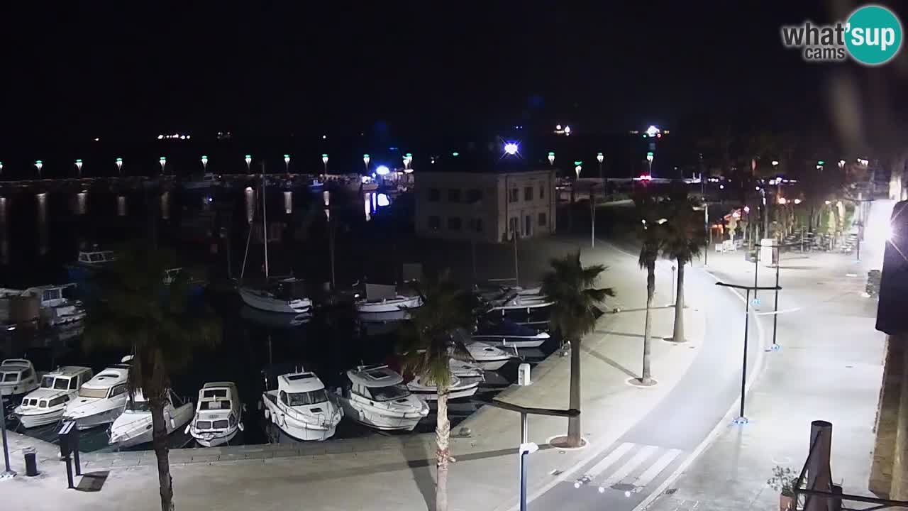 Luka Kopar uživo web kamera – Turistički terminal i teretna luka – Slovenija