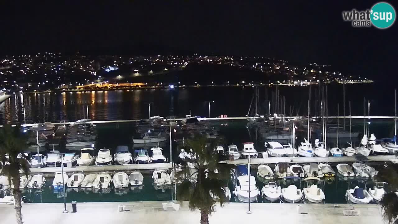 Web kamera Koper – marina i promenada – hotel Grand Koper