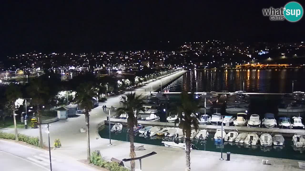 Web kamera Koper – marina i promenada – hotel Grand Koper