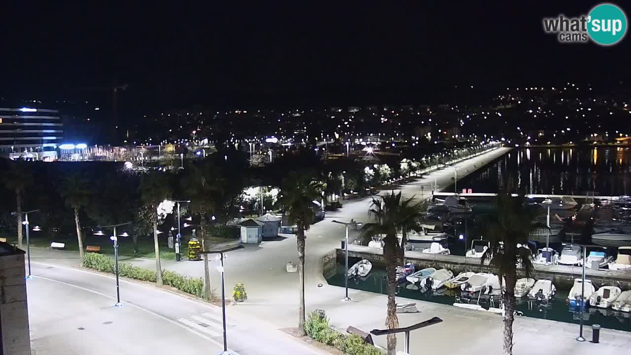 Webcam en direct du port de Koper – port de croisière et de fret – Slovénie