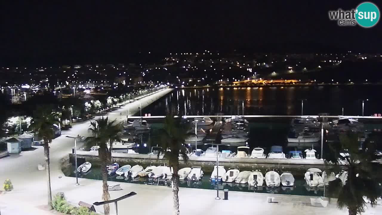 Webcam Capodistria – marina e lungo mare dall’Hotel Grand Koper