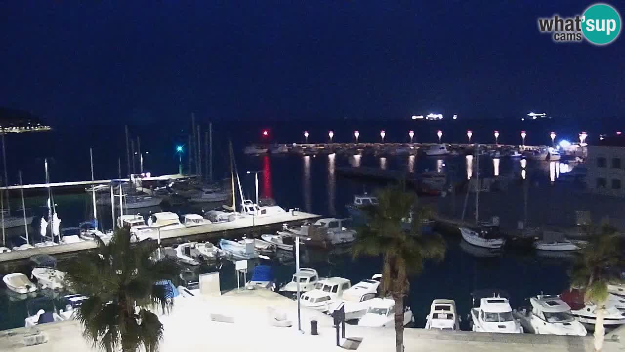 Webcam Capodistria – marina e lungo mare dall’Hotel Grand Koper