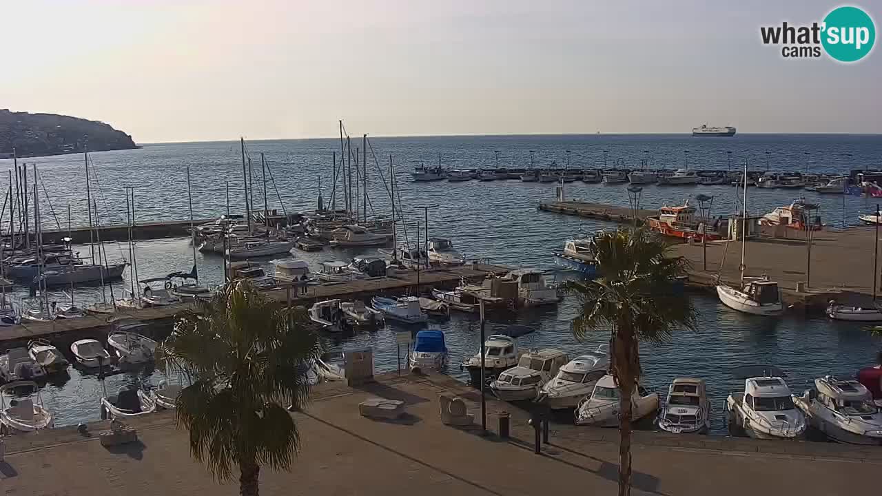 Webcam Capodistria – marina e lungo mare dall’Hotel Grand Koper