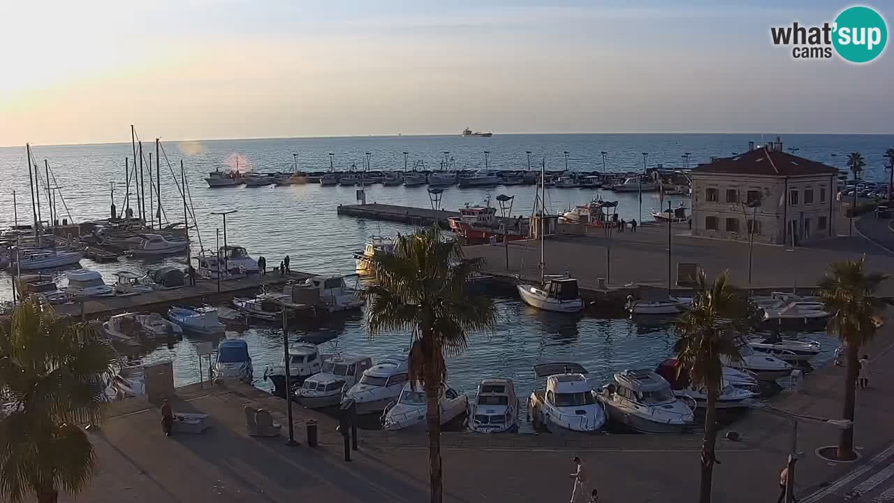 Web kamera Koper – marina i promenada – hotel Grand Koper