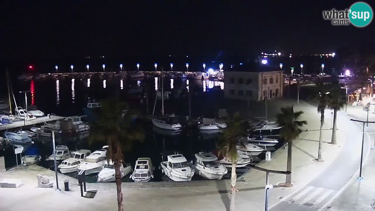 Spletna kamera Koper – Panorama na marino in promenado s Hotela Grand Koper