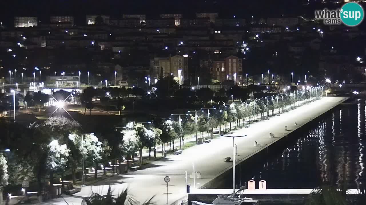 Webcam Koper – Panorama of the marina and promenade from the Grand Hotel Koper