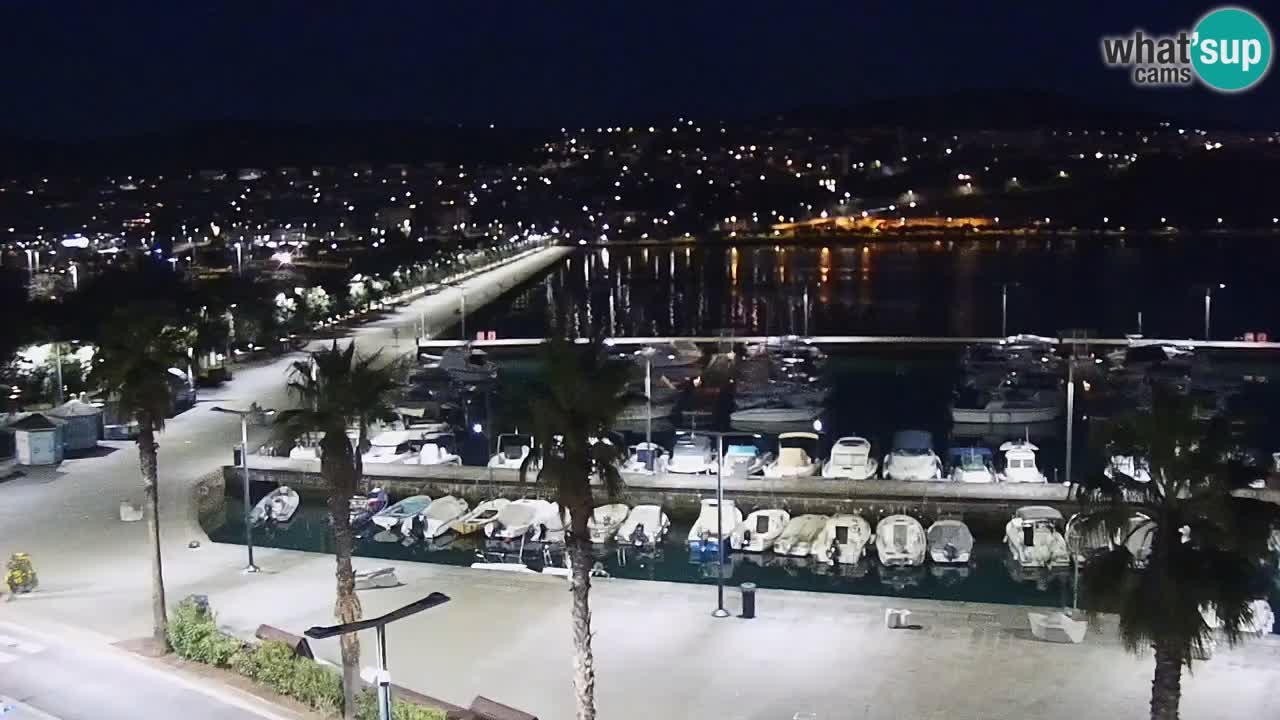 Webcam Capodistria – marina e lungo mare dall’Hotel Grand Koper