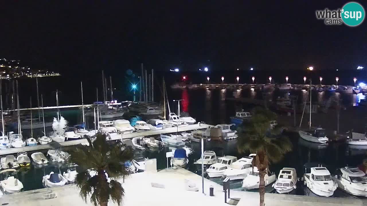 Il porto di Koper – Capodistria live webcam – porto crociere e mercantile – Slovenia
