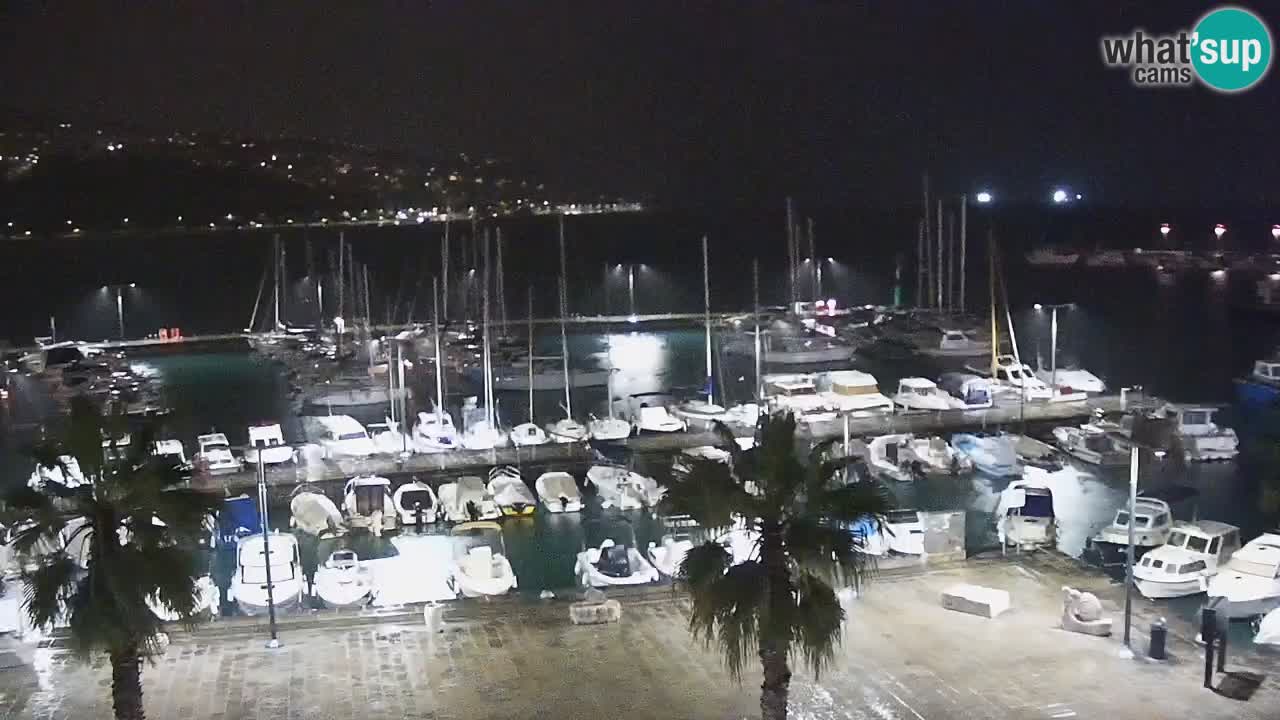 Web kamera Koper – marina i promenada – hotel Grand Koper
