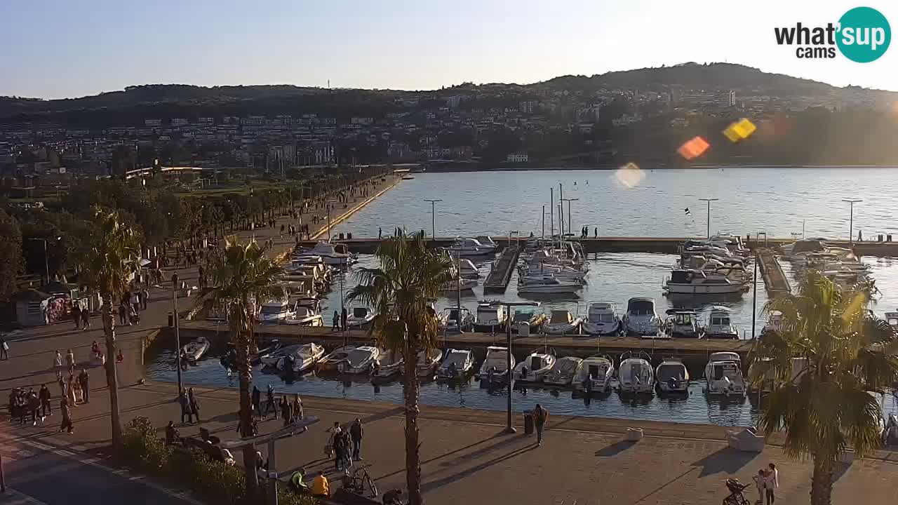 Der Hafen von Koper Live-Webcam – Kreuzfahrt- und Frachthafen – Slowenien