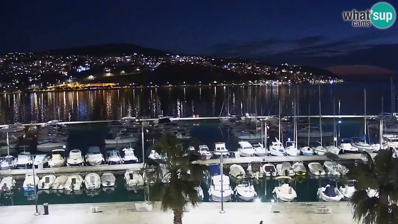 Webcam Capodistria – marina e lungo mare dall’Hotel Grand Koper