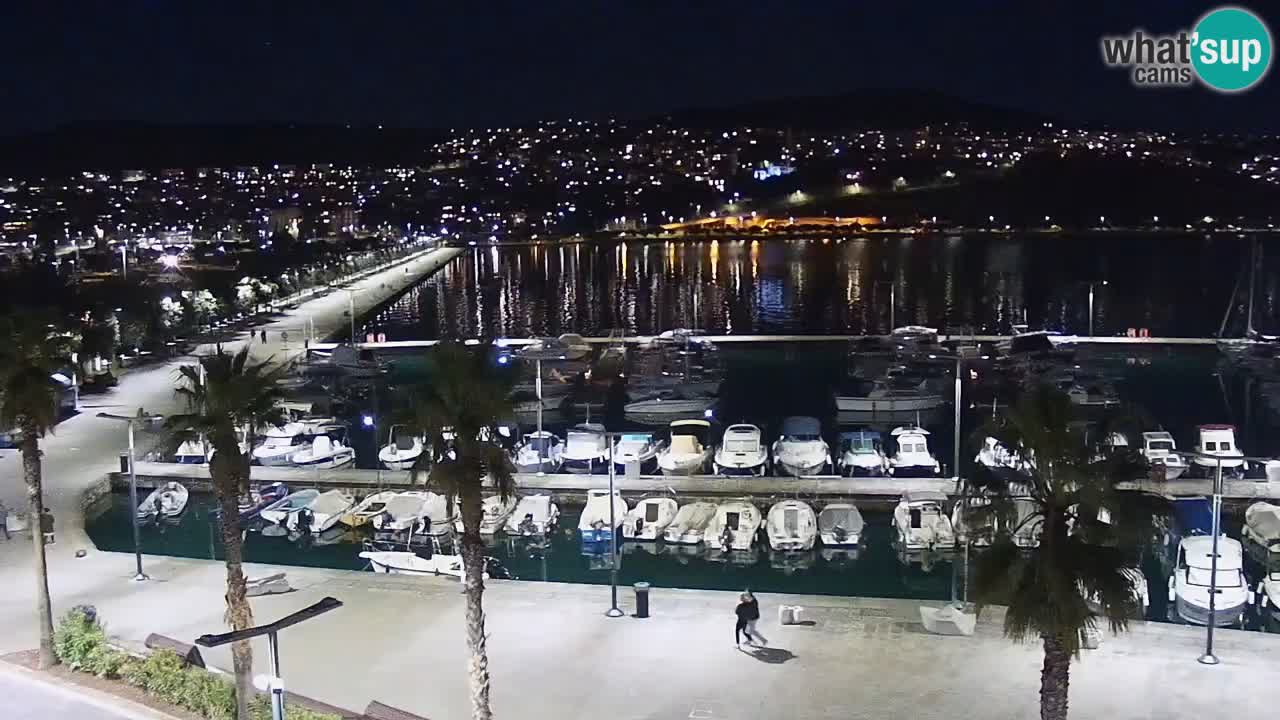 Camera en vivo Koper – puerto deportivo y paseo marítimo desde el Hotel Grand Koper
