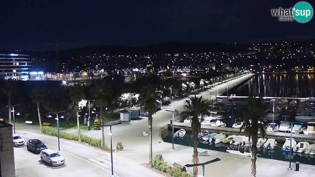 Camera en vivo Koper – puerto deportivo y paseo marítimo desde el Hotel Grand Koper