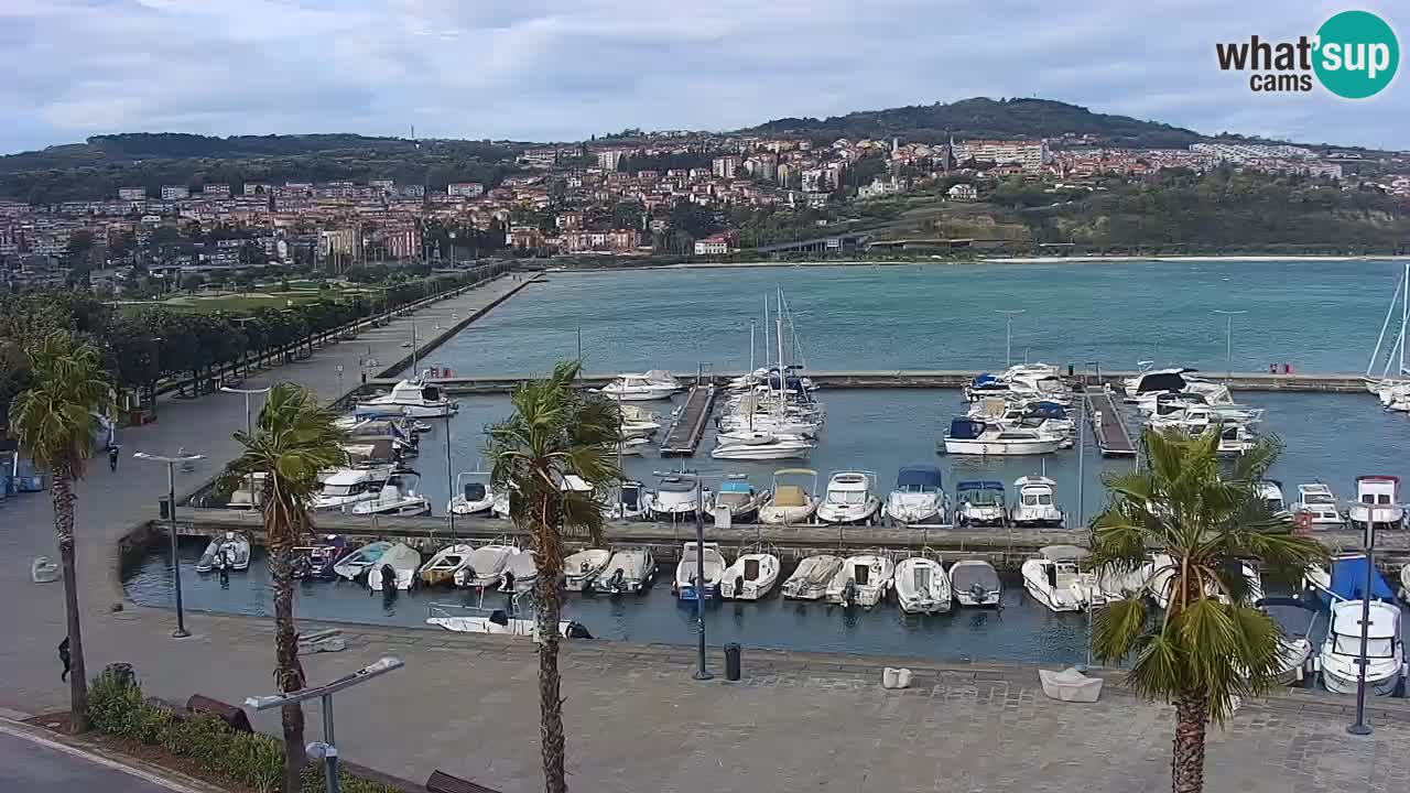 Il porto di Koper – Capodistria live webcam – porto crociere e mercantile – Slovenia