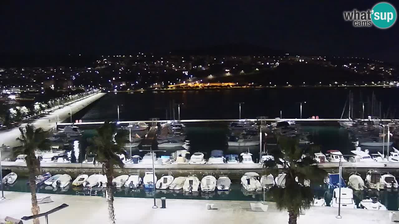 Web kamera Koper – marina i promenada – hotel Grand Koper