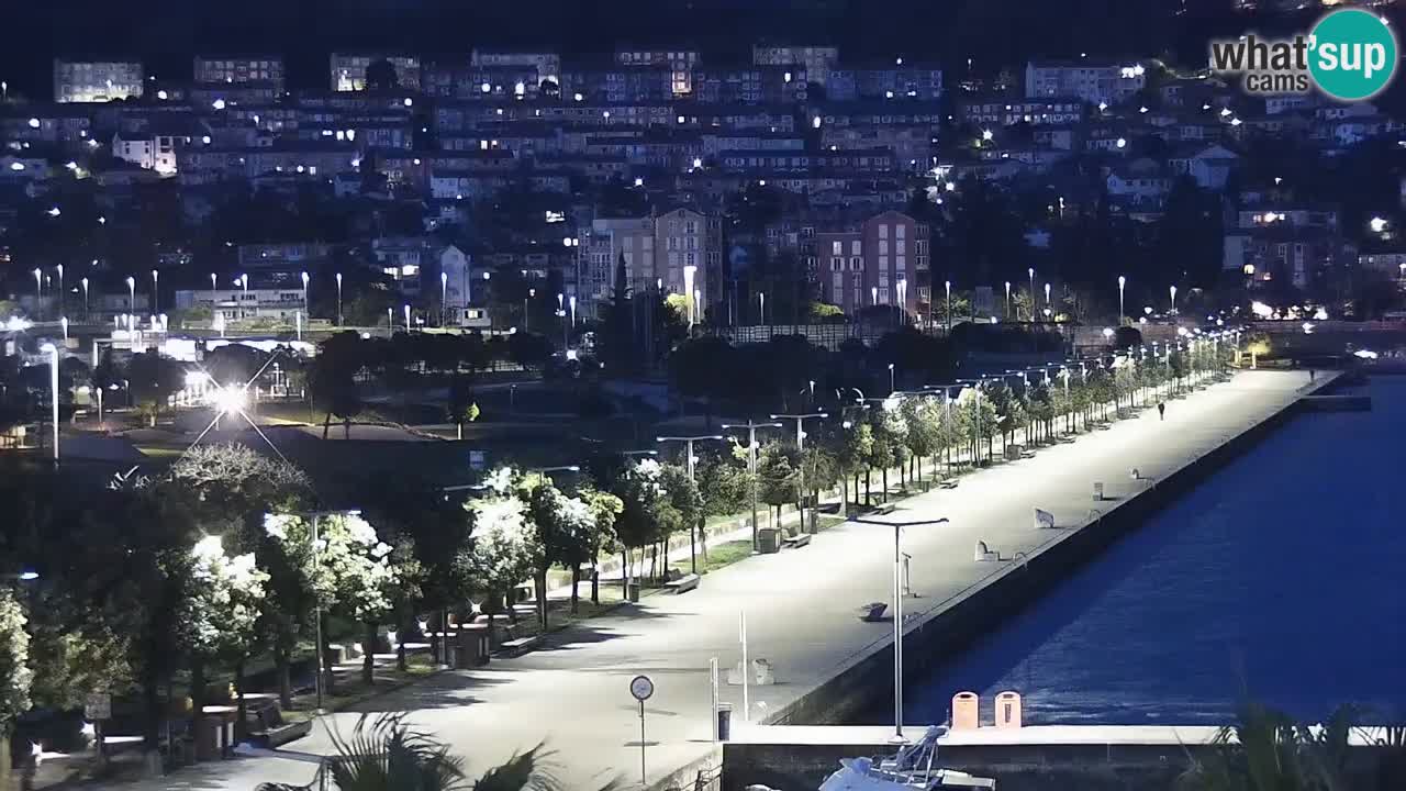 Webcam Koper – Panorama of the marina and promenade from the Grand Hotel Koper