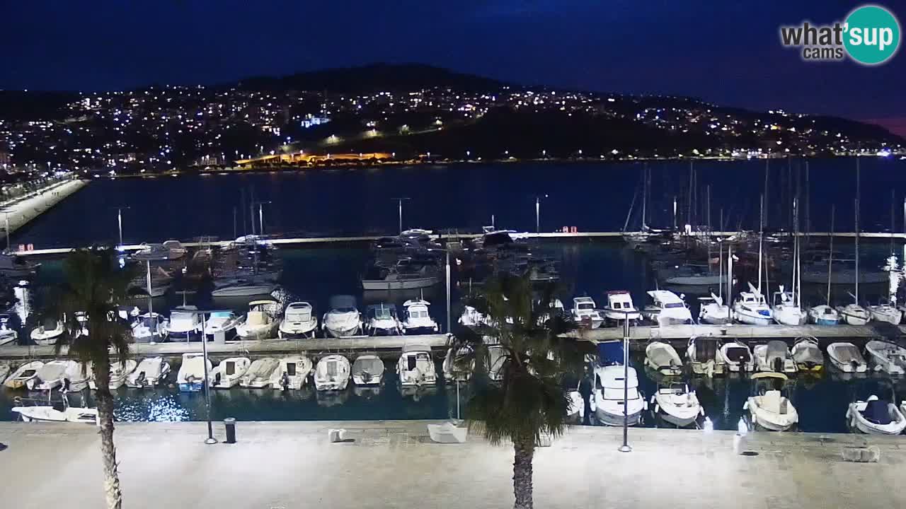 Webcam Capodistria – marina e lungo mare dall’Hotel Grand Koper