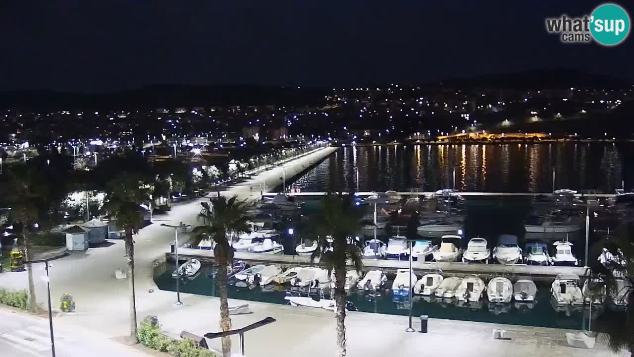 Camera en vivo Koper – puerto deportivo y paseo marítimo desde el Hotel Grand Koper