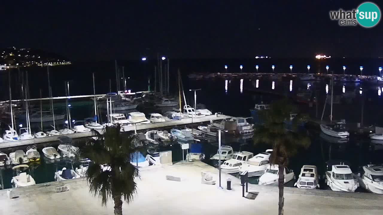 Web kamera Koper – marina i promenada – hotel Grand Koper