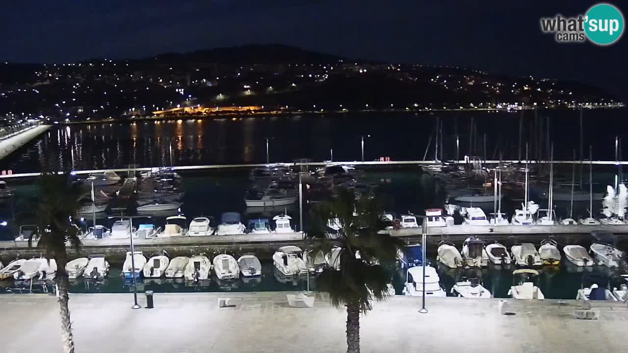 Web kamera Koper – marina i promenada – hotel Grand Koper