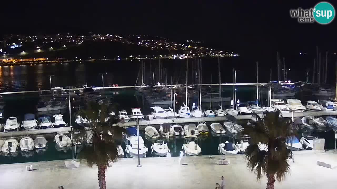 Web kamera Koper – marina i promenada – hotel Grand Koper