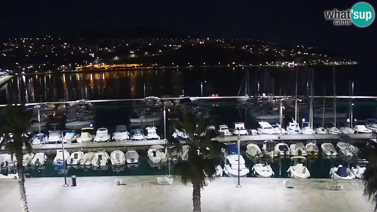 Web kamera Koper – marina i promenada – hotel Grand Koper