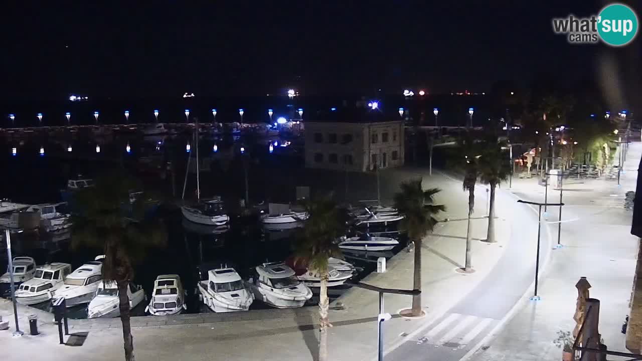 Webcam Capodistria – marina e lungo mare dall’Hotel Grand Koper